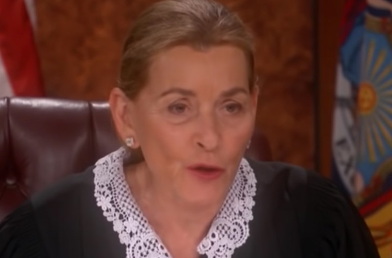 Screenshot of Judge Judy on her original show.