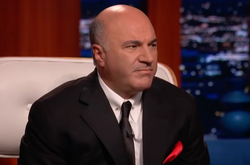 Kevin O'Leary making an annoyed face on "Shark Tank"