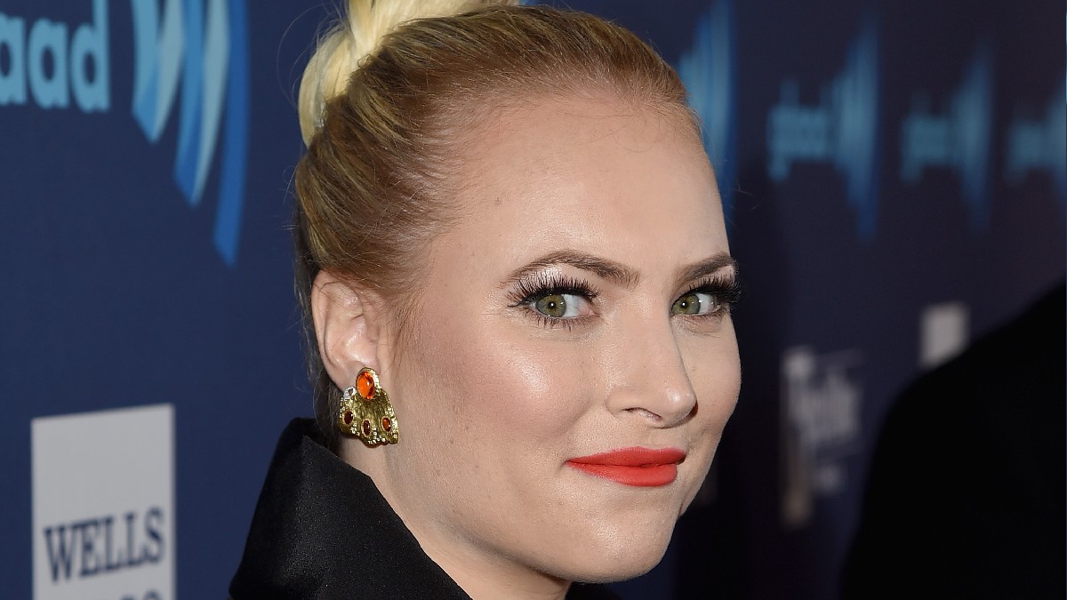 Meghan McCain wears a black ensemble on the red carpet