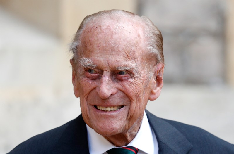 Close up of Prince Philip