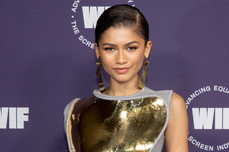 LOS ANGELES, CALIFORNIA - OCTOBER 06: Zendaya attends the Women in Film's annual award ceremony on October 06, 2021 in Los Angeles, California.