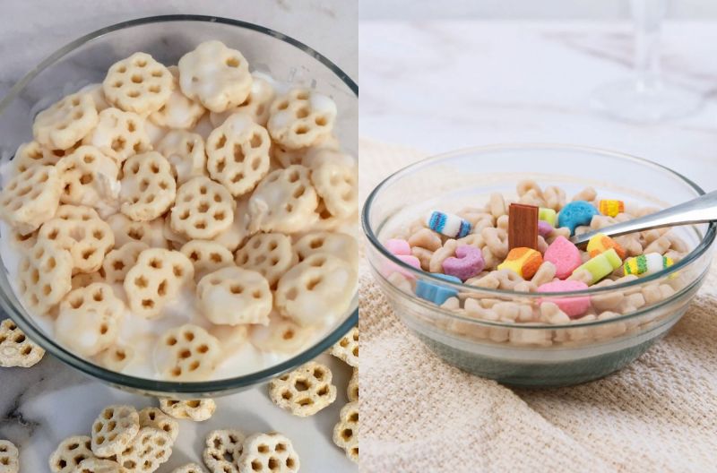 Cereal candles