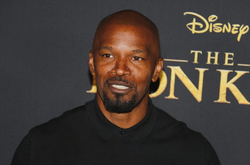 Jamie Foxx at the world premiere of The Lion King in 2019