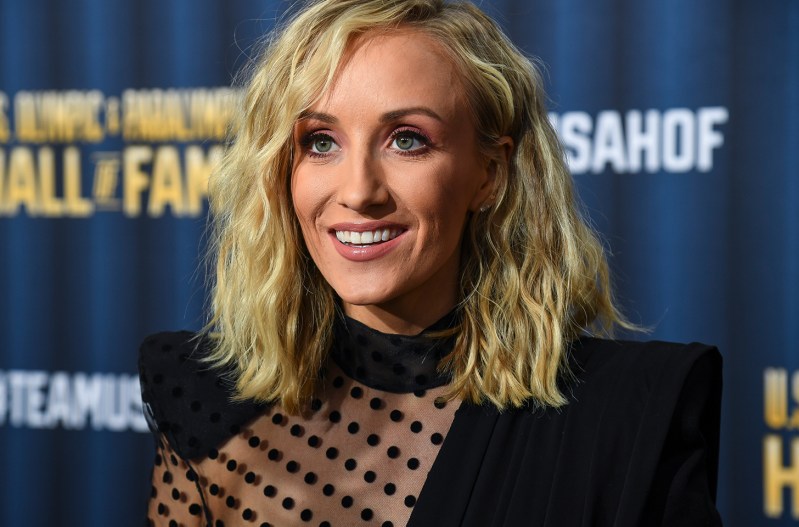 Close up of Nastia Liukin smiling