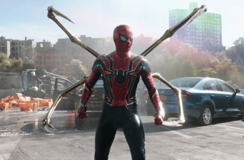 Tom Holland as Spider-Man in "Spider-Man: No Way Home"
