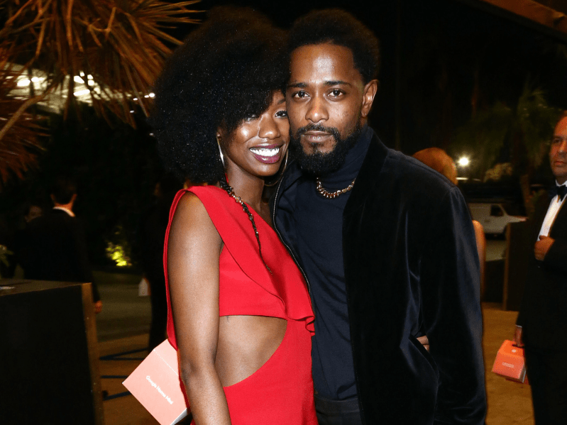HOLLYWOOD, CA - SEPTEMBER 17: Xosha Roquemore and Lakeith Stanfield attend the Michael Che and Colin Jost's Emmys After Party presented by Google (captured on Google Pixel) at Hollywood Roosevelt Hotel on September 17, 2018 in Hollywood, California.