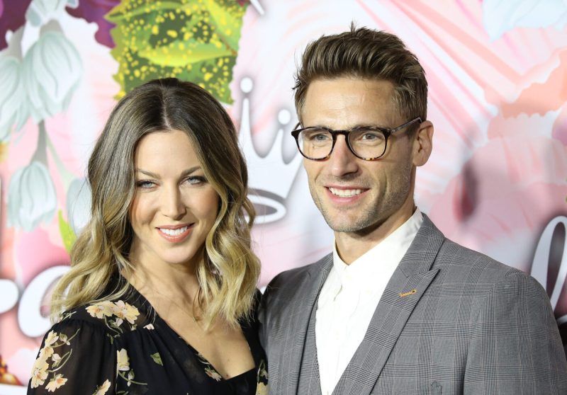 PASADENA, CA - JANUARY 13: Andrew W. Walker (R) arrives to the Hallmark Channel and Hallmark Movies and Mysteries Winter 2018 TCA Press Tour held at Tournament House on January 13, 2018 in Pasadena, California.