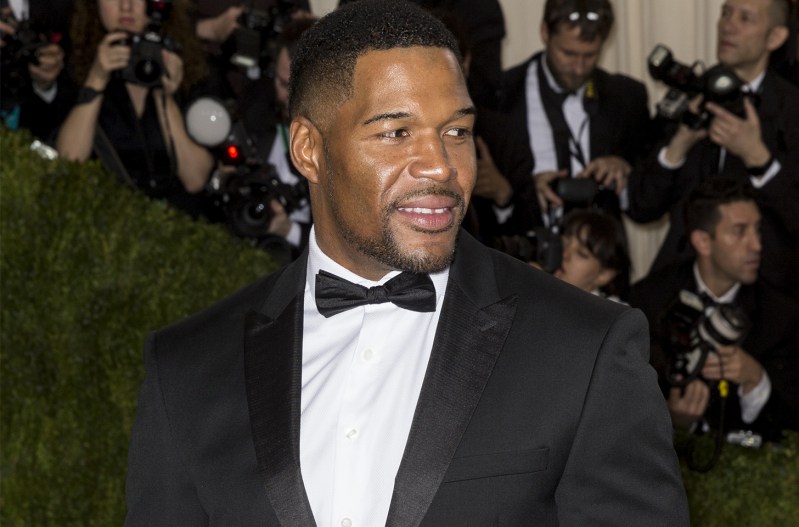 Michael Strahan in a tuxedo
