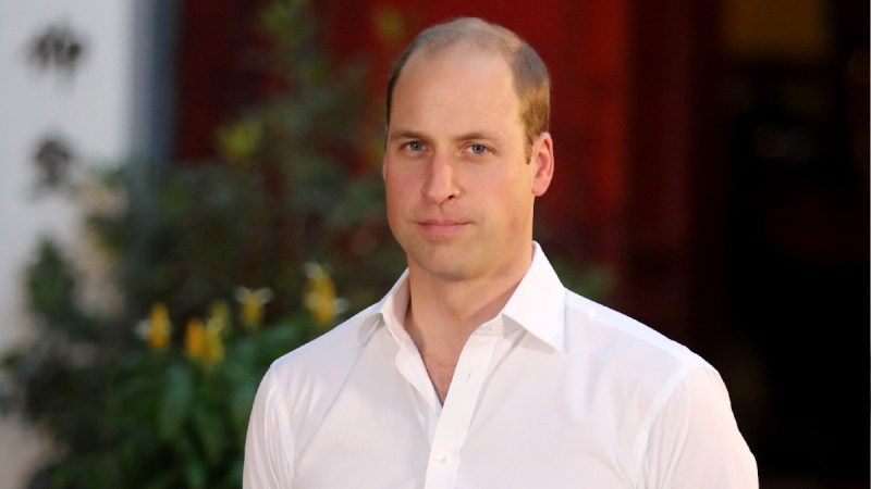 Prince William wears a white shirt and poses in Vietnam