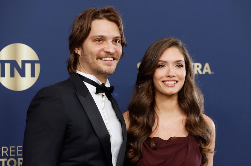Actor Luke Grimes and his wife Bianca Rodrigues
