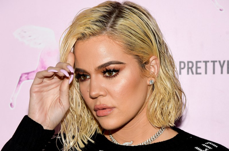 Close up of Khloe Kardashian