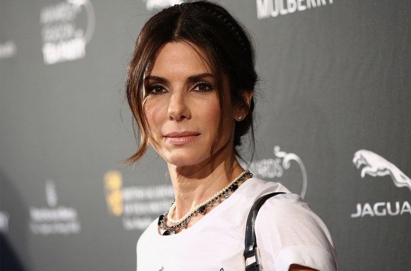 Close up of Sandra Bullock