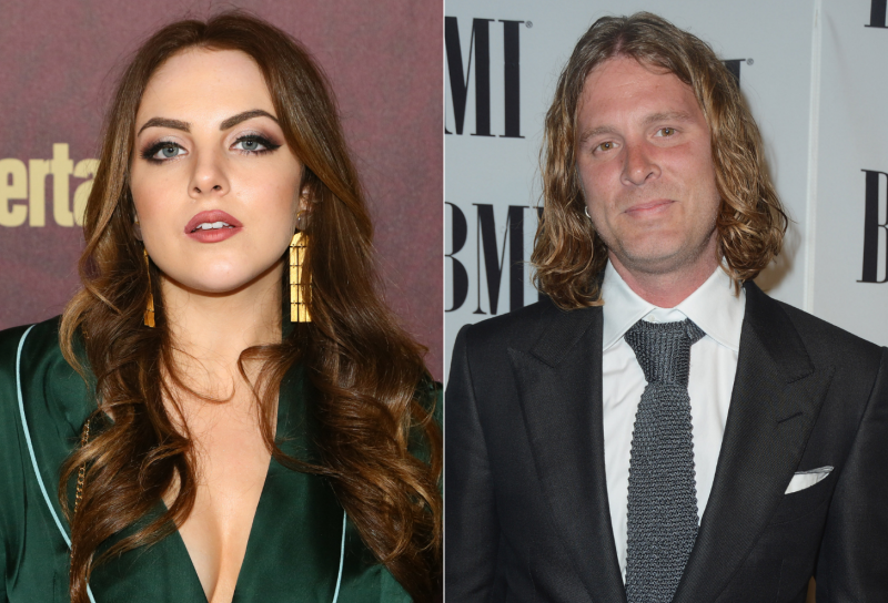 Side by side of Elizabeth Gillies and her husband Michael Corcoran