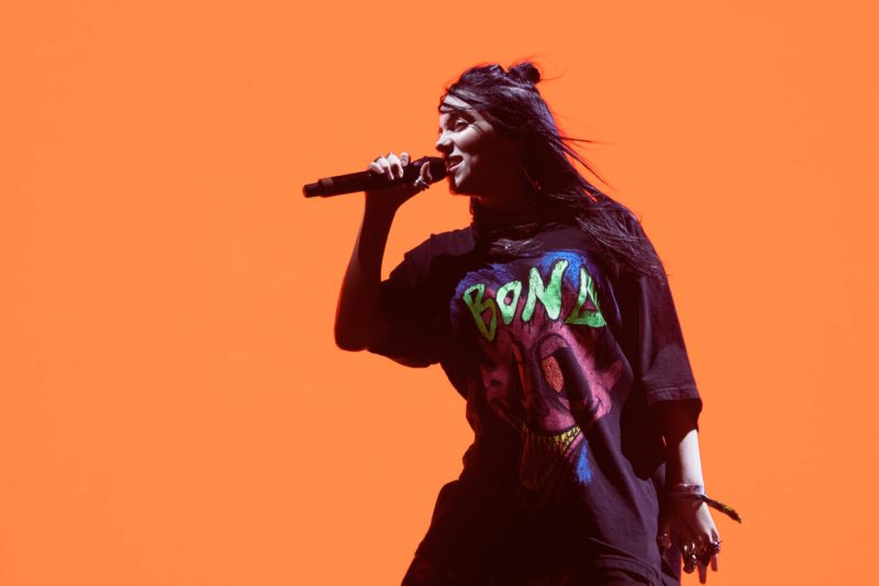 INDIO, CALIFORNIA - APRIL 20: Billie Eilish performs onstage at the Coachella Valley Music and Arts Festival on April 20, 2019 in Indio, California.