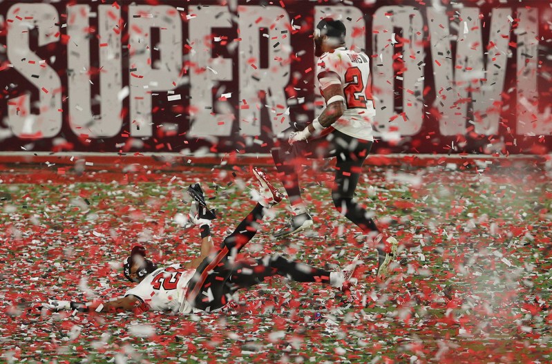 The Super Bowl 2021 celebration