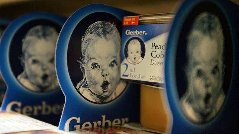 A photo of Gerber baby food