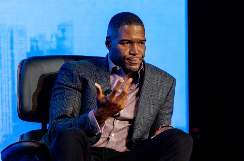 Michael Strahan at a personal appearance.