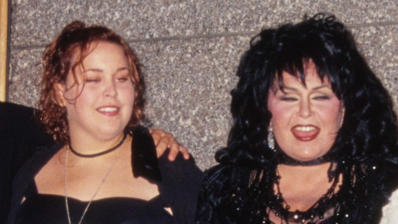 Jenny Pentland poses beside her mother Roseanne Barr