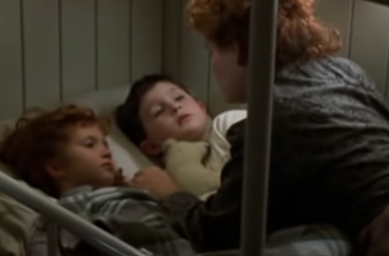 Screenshot of Reece Thompson as a boy in Titanic