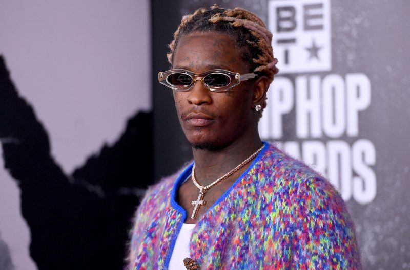 Young Thug at the BET Hip Hop Awards in 2021