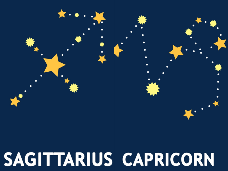 the Sagittarius and Capricorn signs