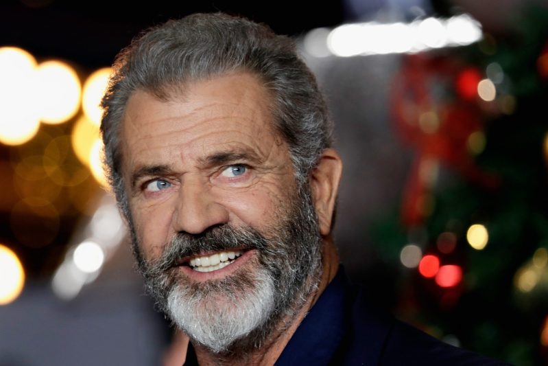 Mel Gibson smiling at the 'Daddy's Home 2' UK premiere in 2017
