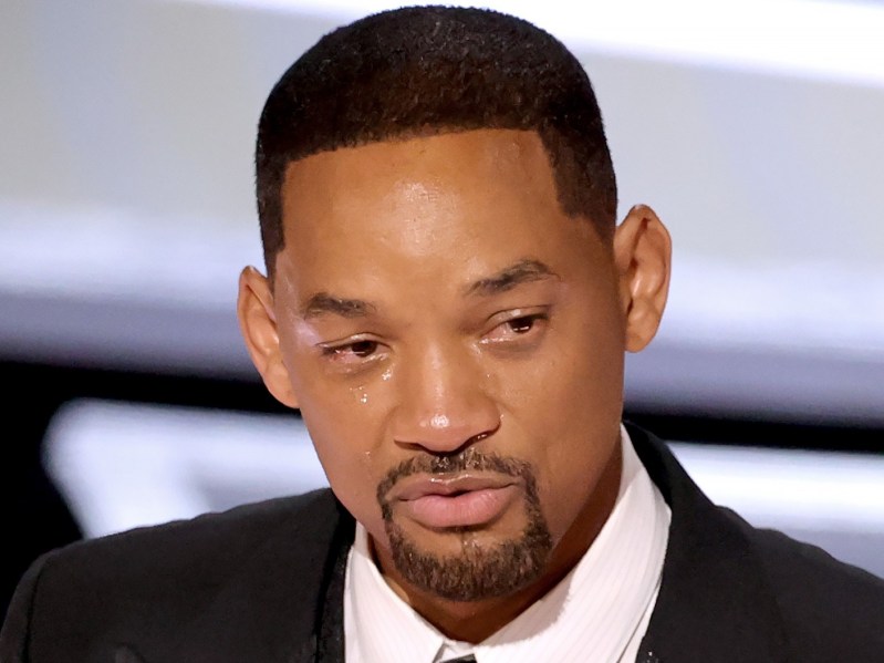 Will Smith crying