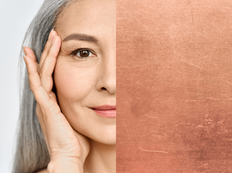 Copper skincare for youthful skin, anti-aging copper benefits
