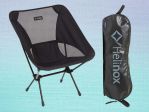 Helinox compact chair with carrying case