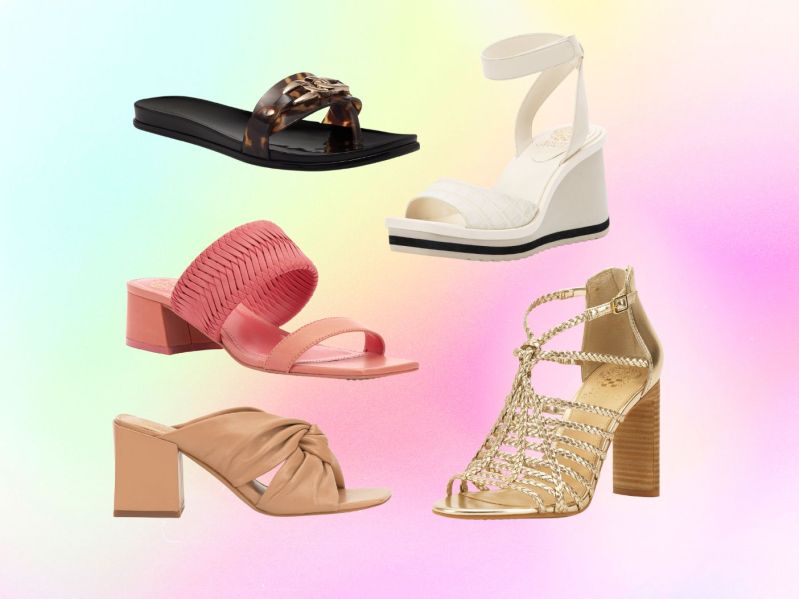 Vince Camuto summer sandals on clearance