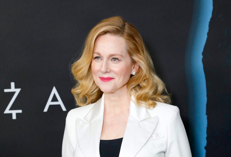 Laura Linney smiling at the Ozark season 4 premiere.
