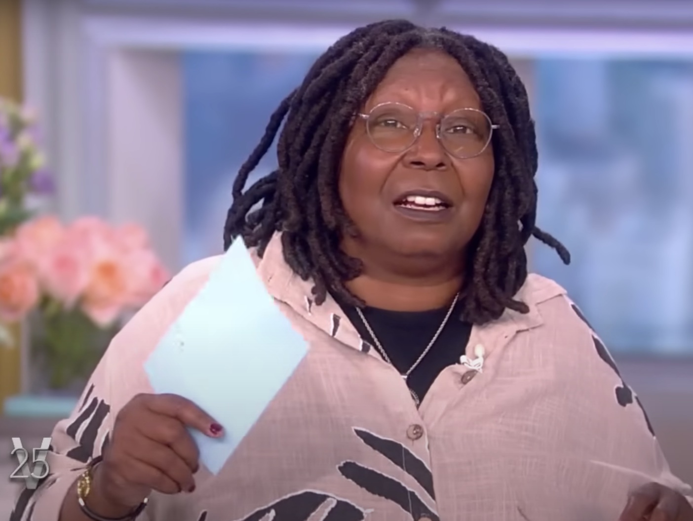 screenshot of Whoopi Goldberg on the view