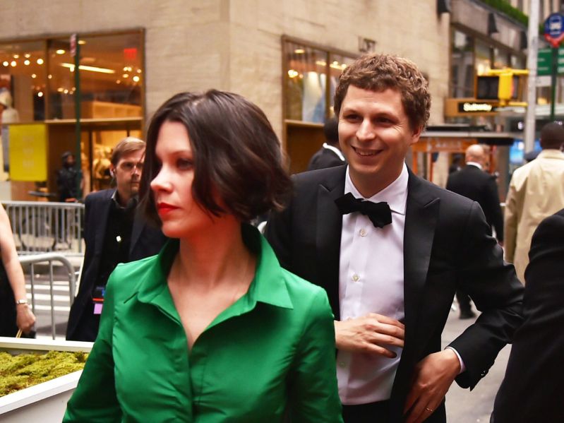 Michael Cera and his wife Nadine