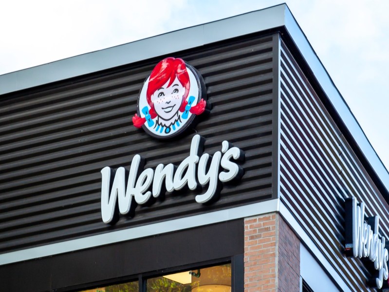exterior of a Wendy's restaurant
