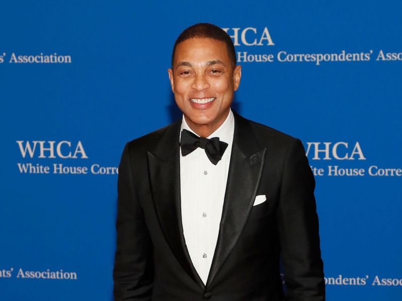 Don Lemon smiling in a tuxedo