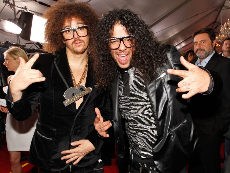 LMFAO at the 52nd Annual Grammy Awards in 2010