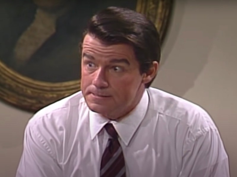 screenshot of Phil Hartman as Ronald Reagan on Saturday Night Live