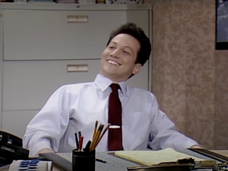 screenshot of Rob Schneider as Richmeister on Saturday Night Live