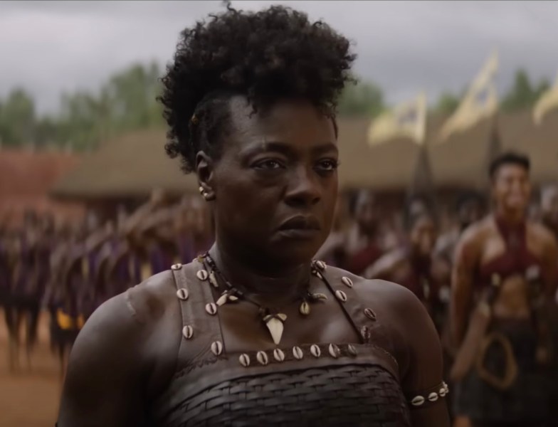 screenshot of Viola Davis in The Woman King