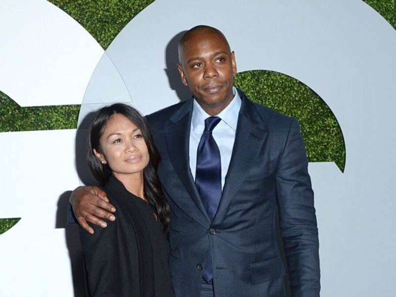 Dave Chappelle and his wife Elaine attend the 2014 GQ Men Of The Year party