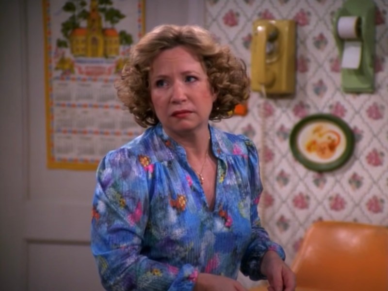 screenshot of Kitty looking annoyed on That '70s Show