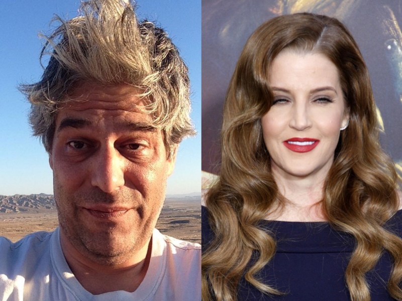 Split image of Danny Keough(L) and Lisa Marie Presley