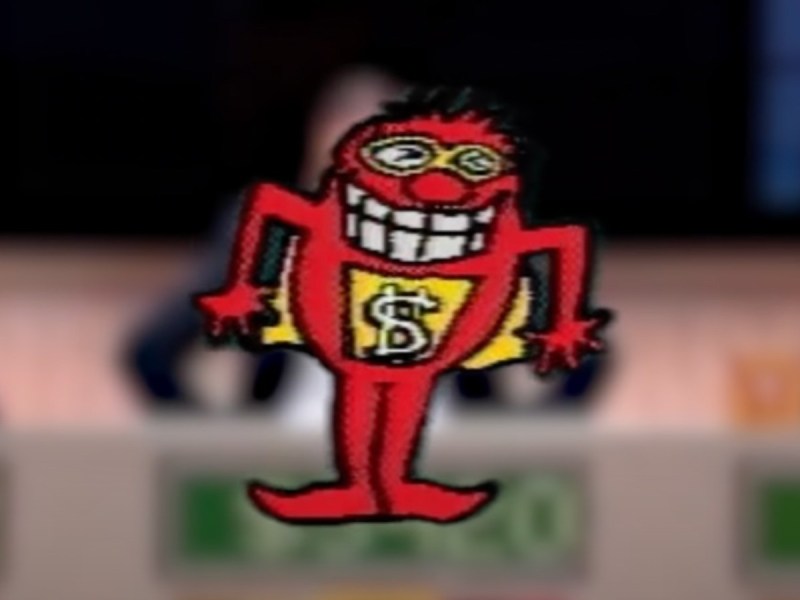 Animated Whammy on the game show "Press Your Luck"