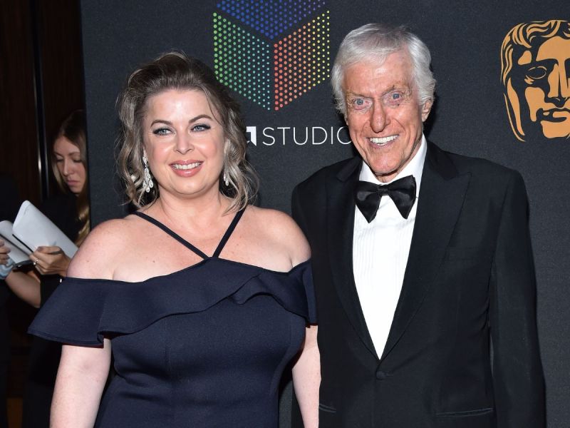 Dick Van Dyke and his wife Arlene Silver at the 2017 BAFTAs