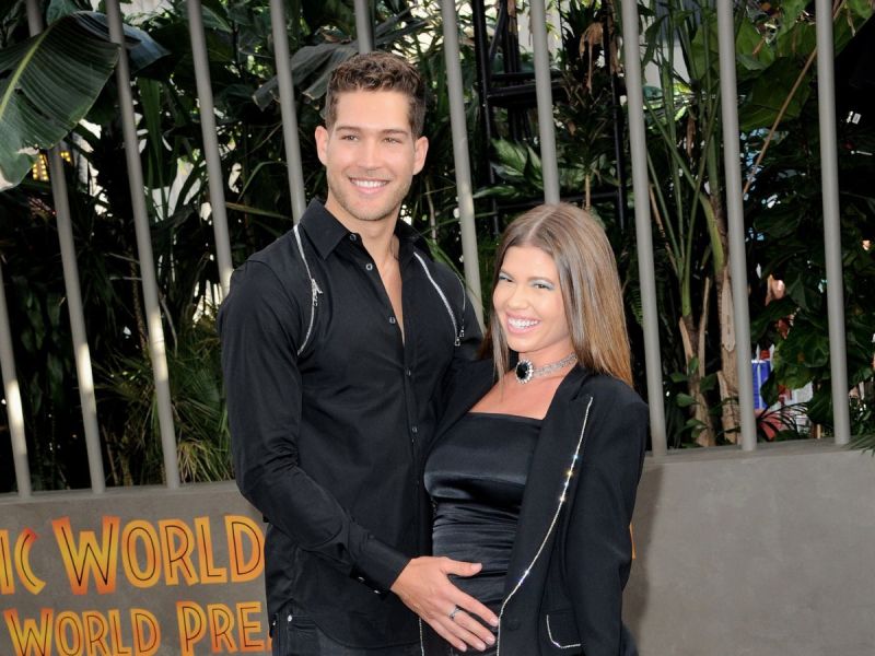 Dom Fenison and Chanel West Coast at the 'Jurassic World Dominion' premiere in 2022