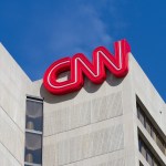 CNN logo on outside of tall office building