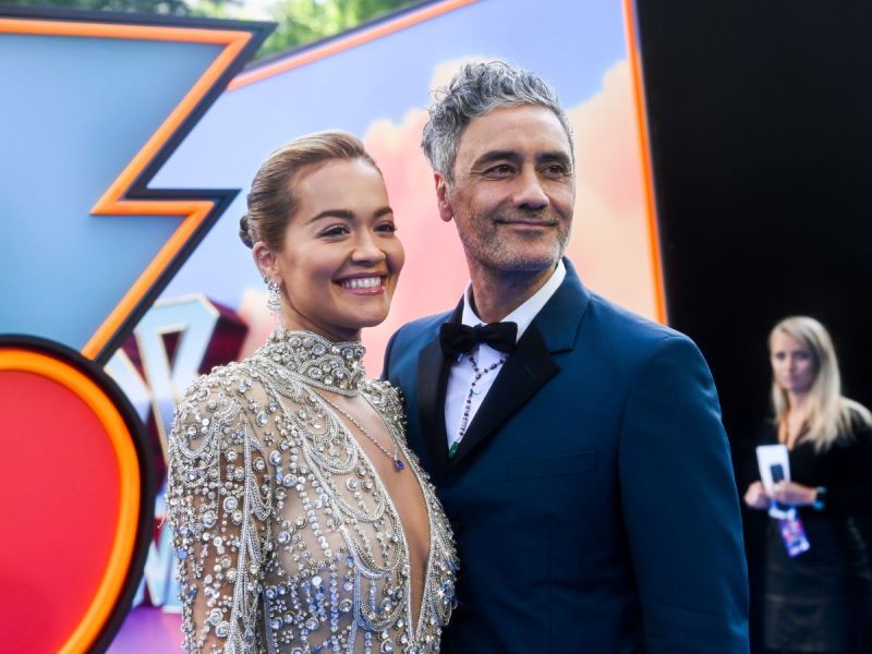 Rita Ora and Taika Waititi at the UK Gala screening of 'Thor: Love & Thunder'