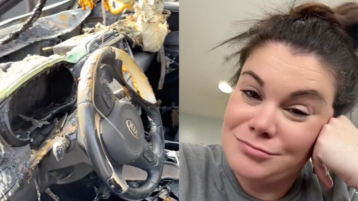 Woman Goes Viral After Her Stanley Cup Survived Car Fire, Company Now Offers  Her A New Car And Free Cups