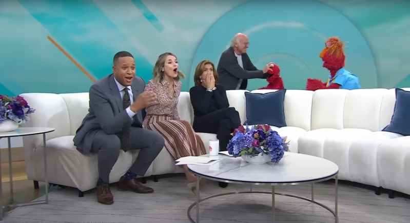 Larry David Addresses Attacking Elmo on Today Show: 'I Would Do It Again!'