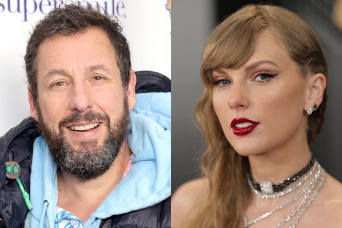 Adam Sandler Admits He Gets ‘A Little Jumpy’ Around Taylor Swift